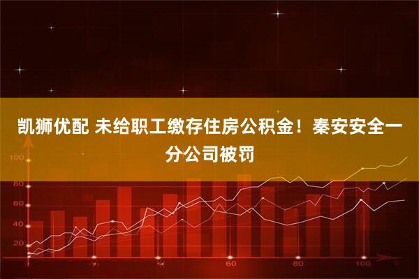 凯狮优配 未给职工缴存住房公积金！秦安安全一分公司被罚